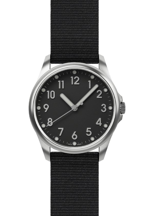 Mudita Radiant with Charcoal Black dial and Charcoal Black strap