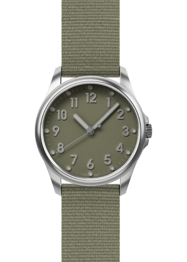 Moss Green dial with Moss Green strap