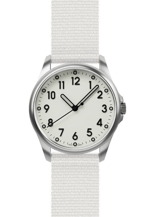 Natural White dial with Natural White strap